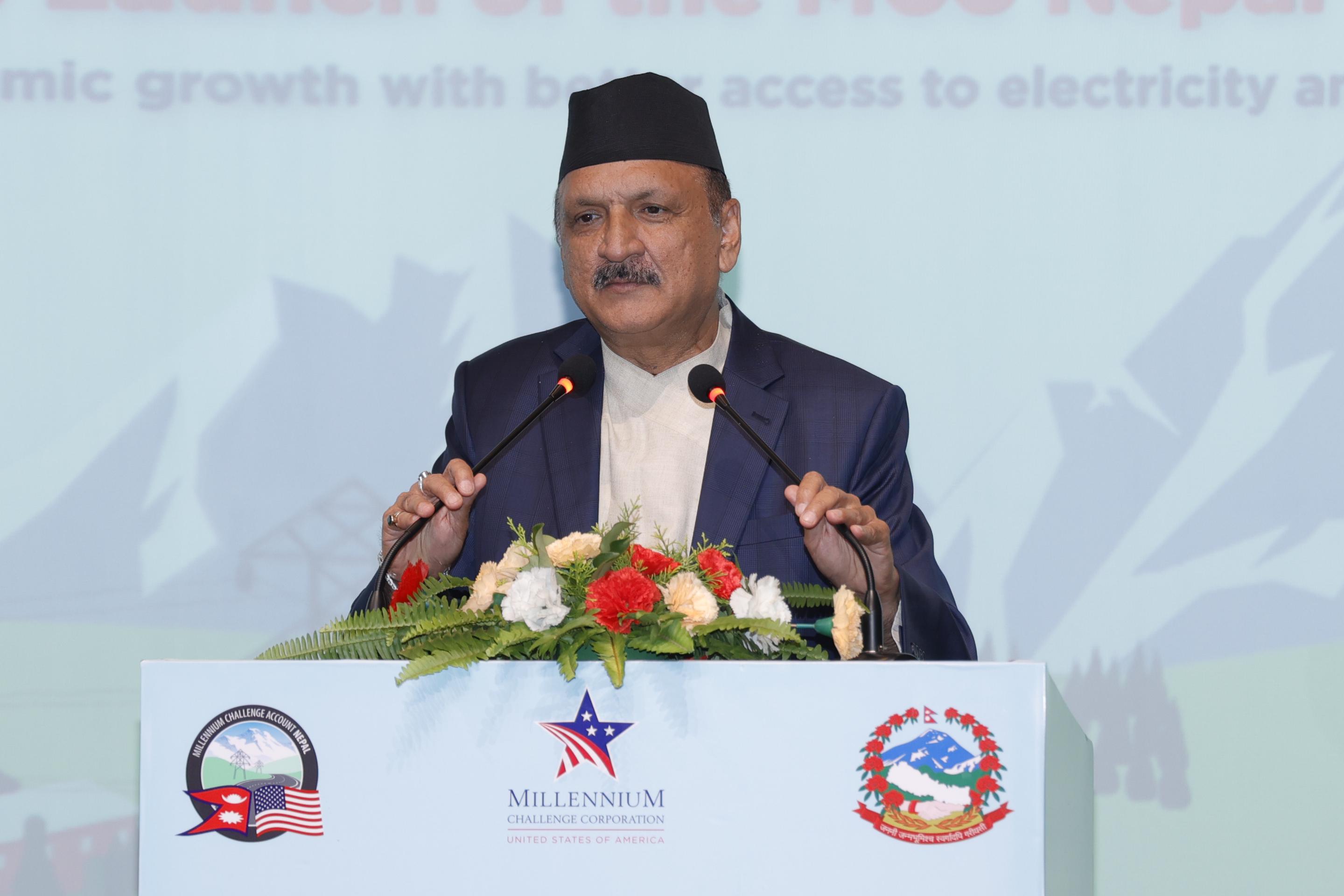 एमसीसी नेपालको विकासका लागि महत्वपूर्ण : अर्थमन्त्री डा. महत